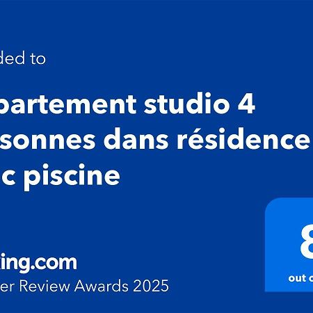 Appartement Studio 4 Personnes Dans Residence Avec Piscine 基伯龙 外观 照片