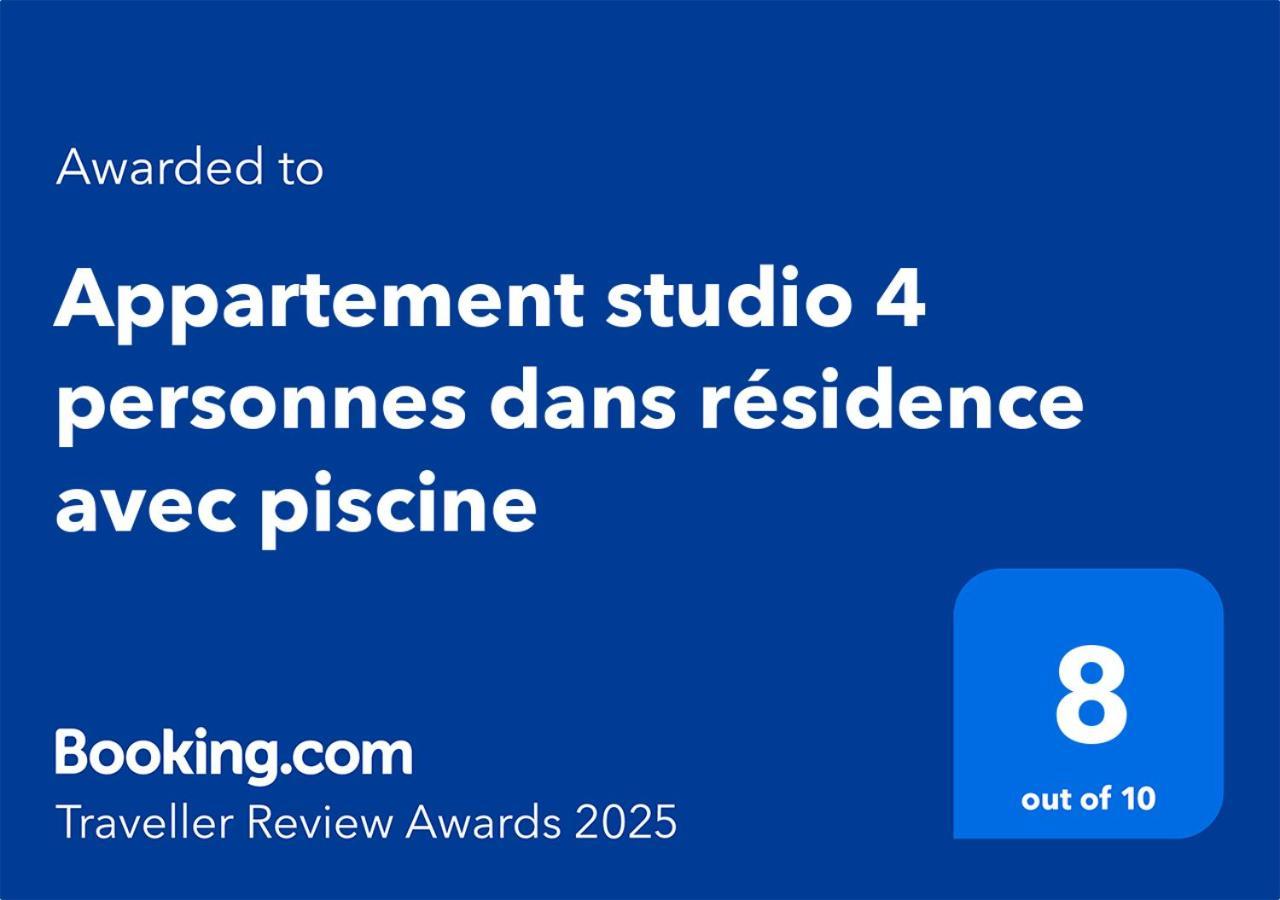 Appartement Studio 4 Personnes Dans Residence Avec Piscine 基伯龙 外观 照片